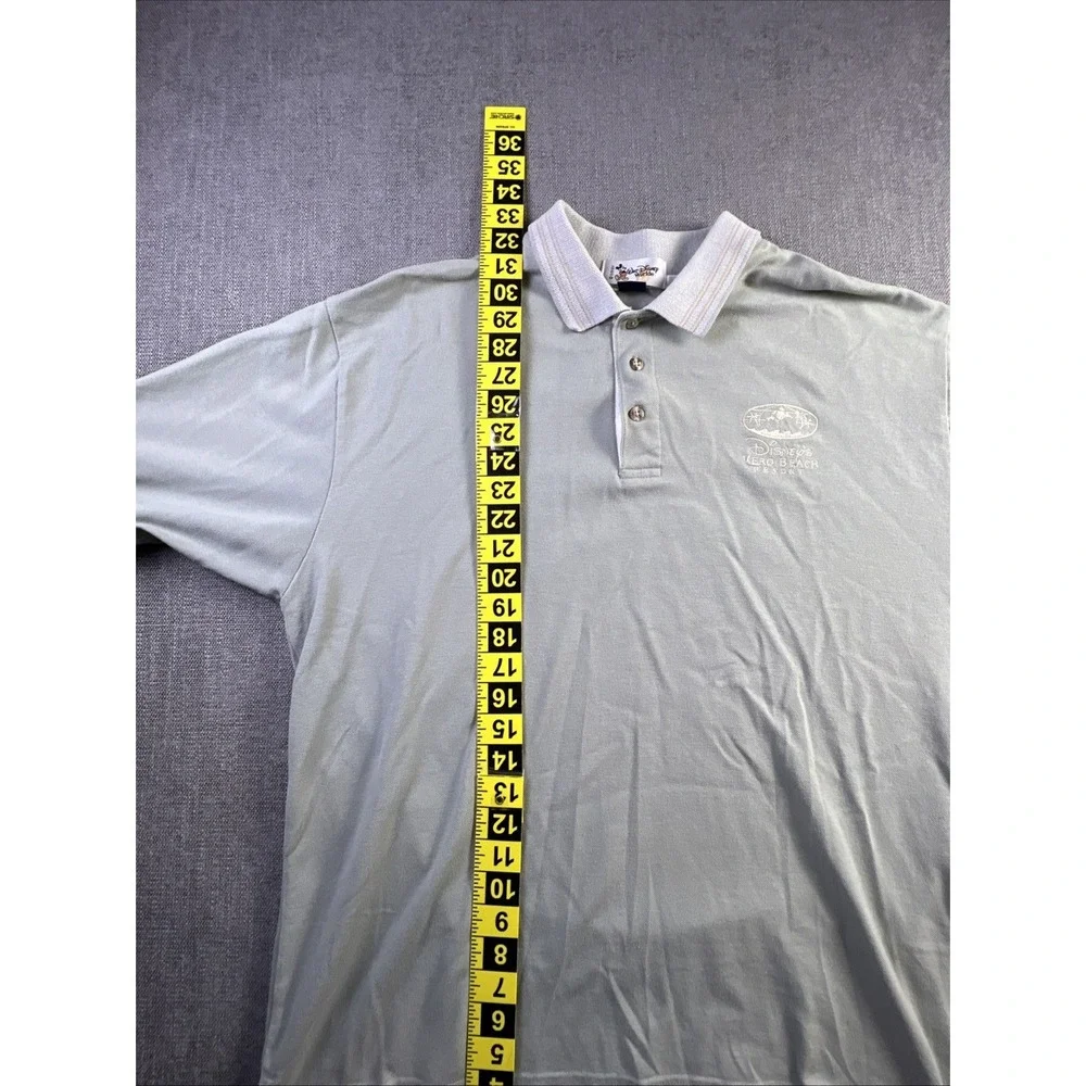 Walt Disney World Polo Shirt Mens XL Green-ish‎ Color USA Short Sleeve VTG